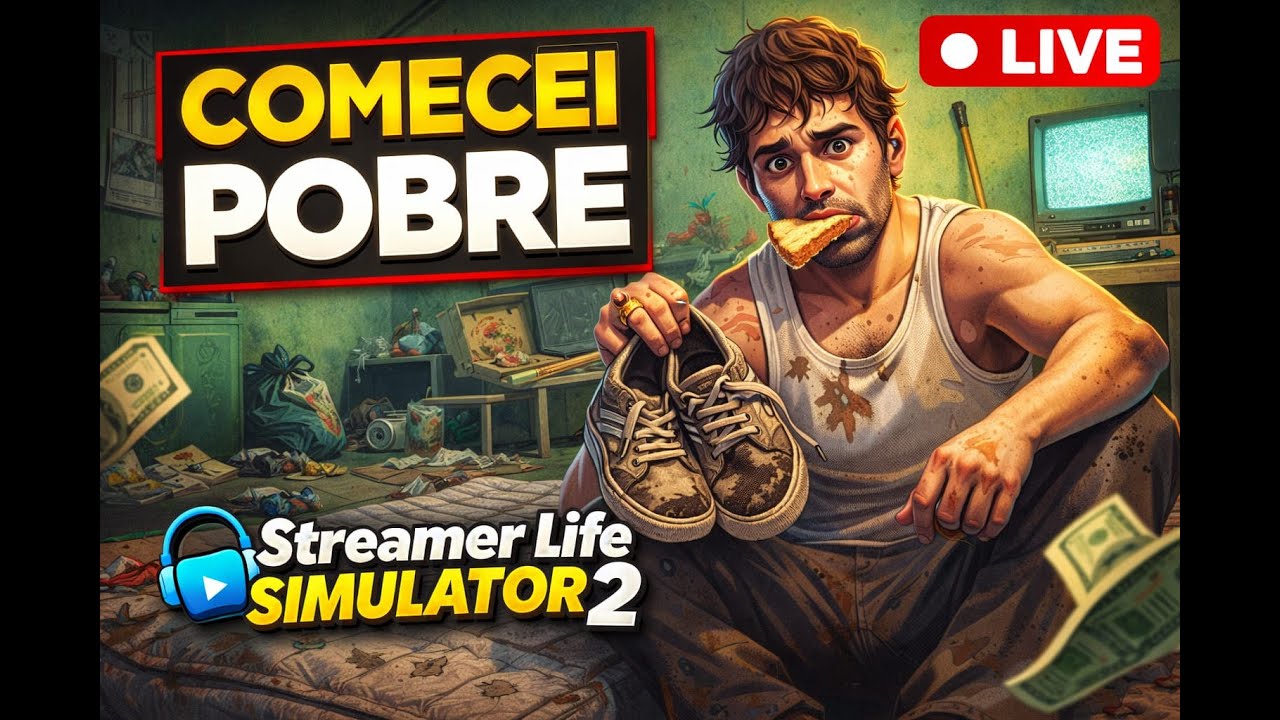 Tentando virar streamer milionário no Streamer Life 2 AO VIVO