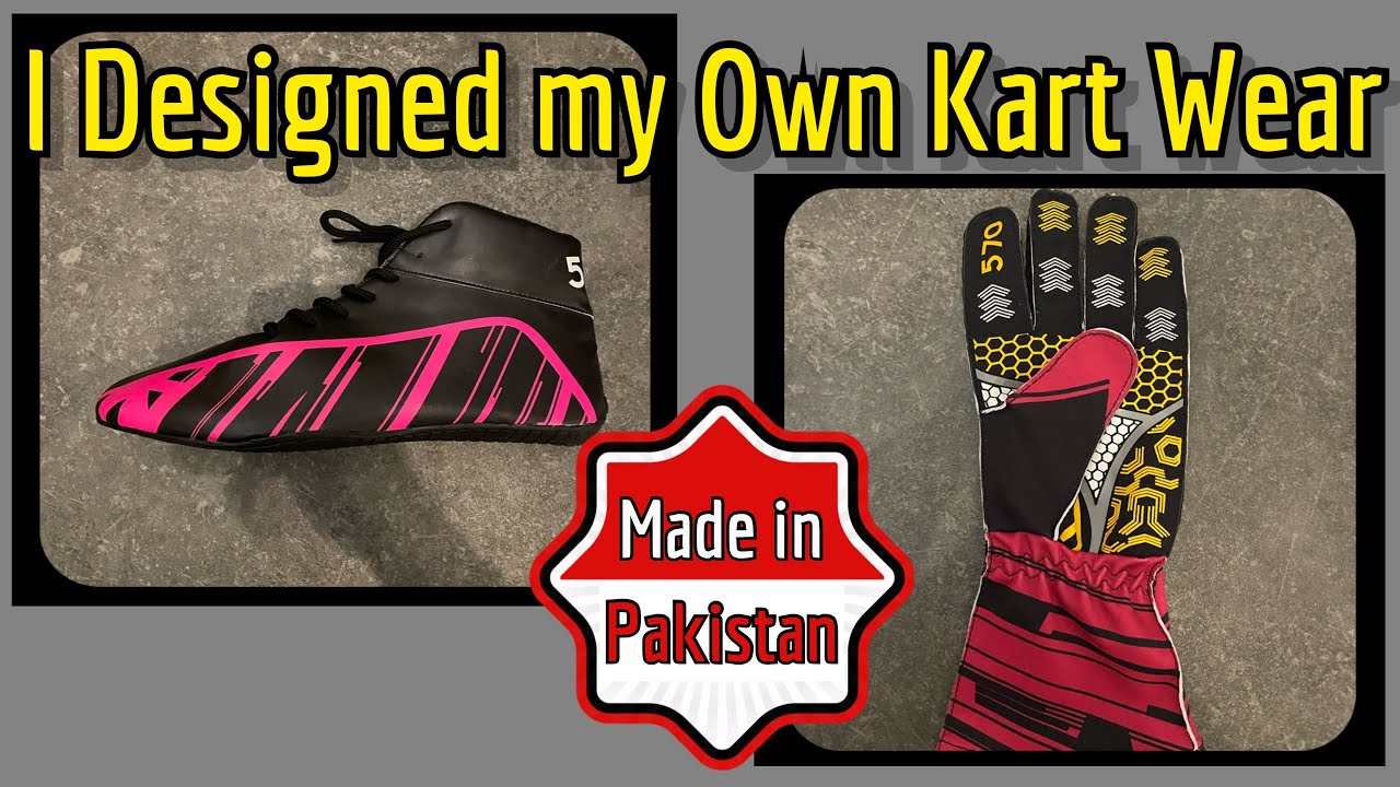 How I got my own CUSTOM race boots and gloves for karting (CHEAP) #automobile #racing #custom