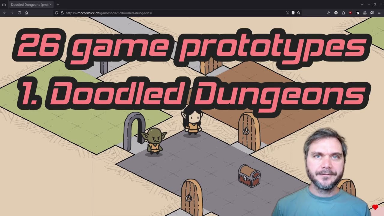 Doodled Dungeons (prototype #1 of 26)