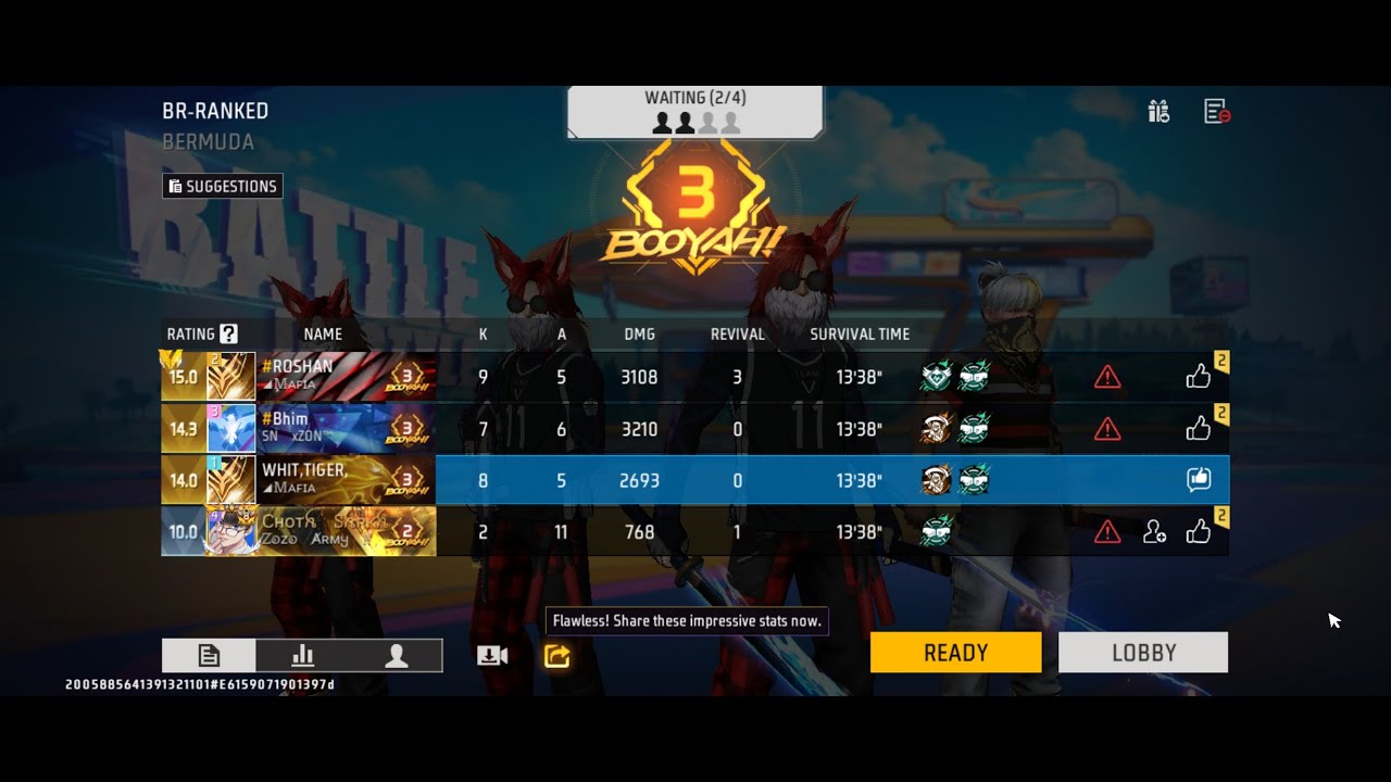 English Free Fire : 👍 Good stream | Playing Solo | Streaming with Turnip