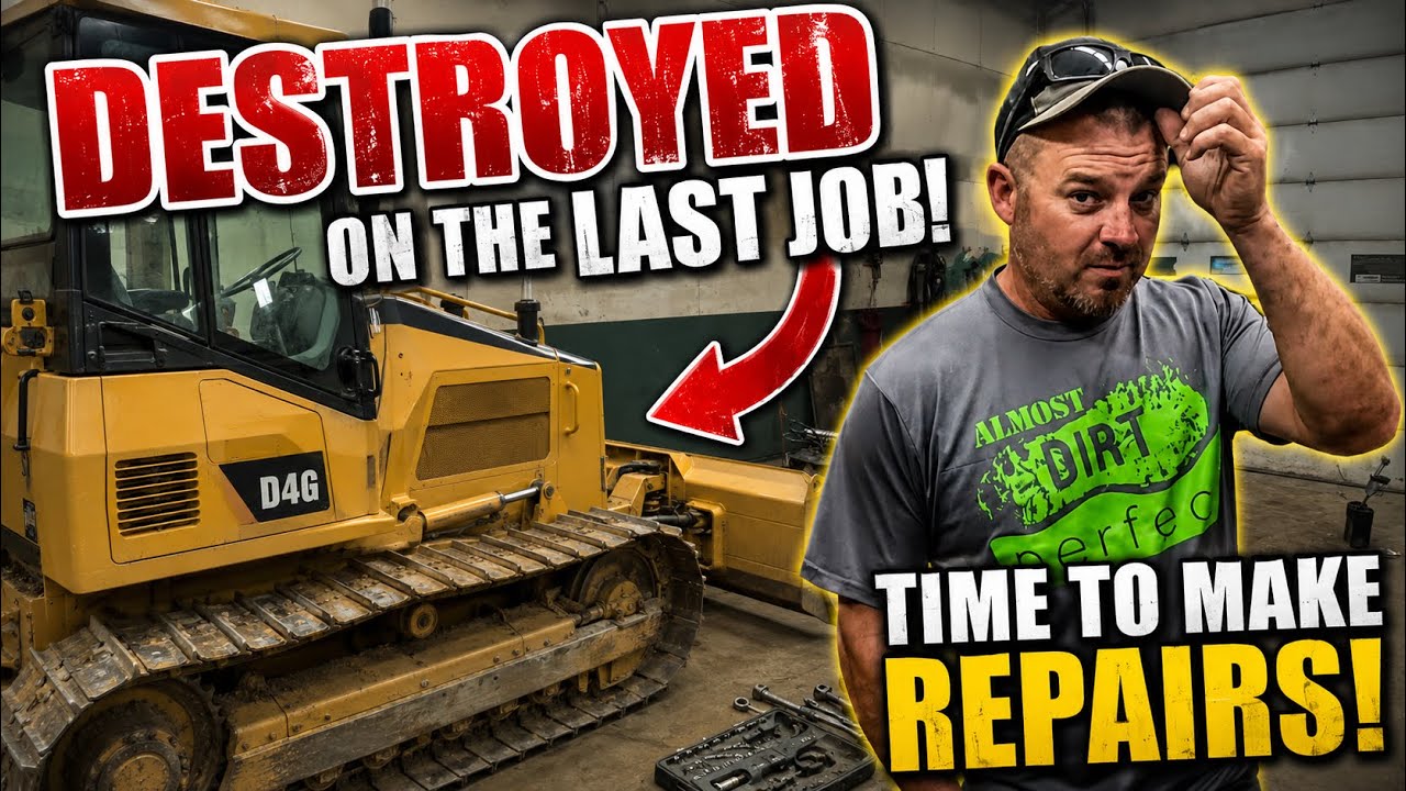 This D4 Dozer Took a Beating on the Last Job!