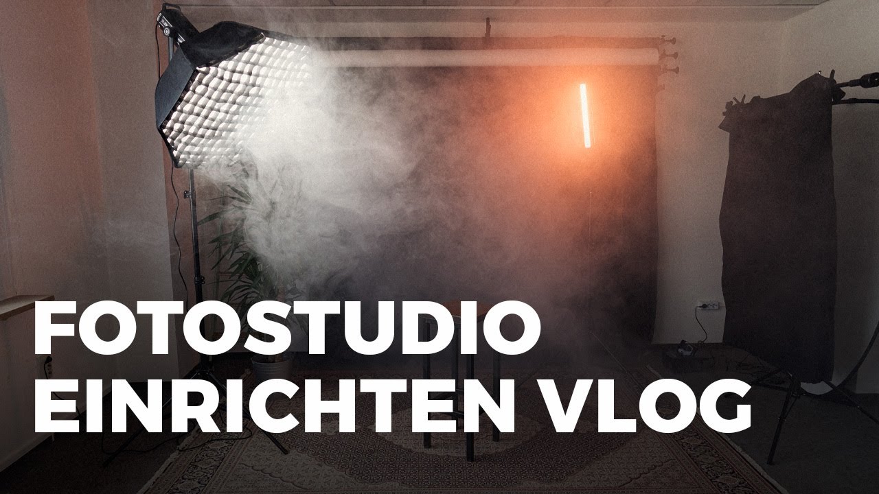 Ich richte mein FOTOSTUDIO ein - Vlog