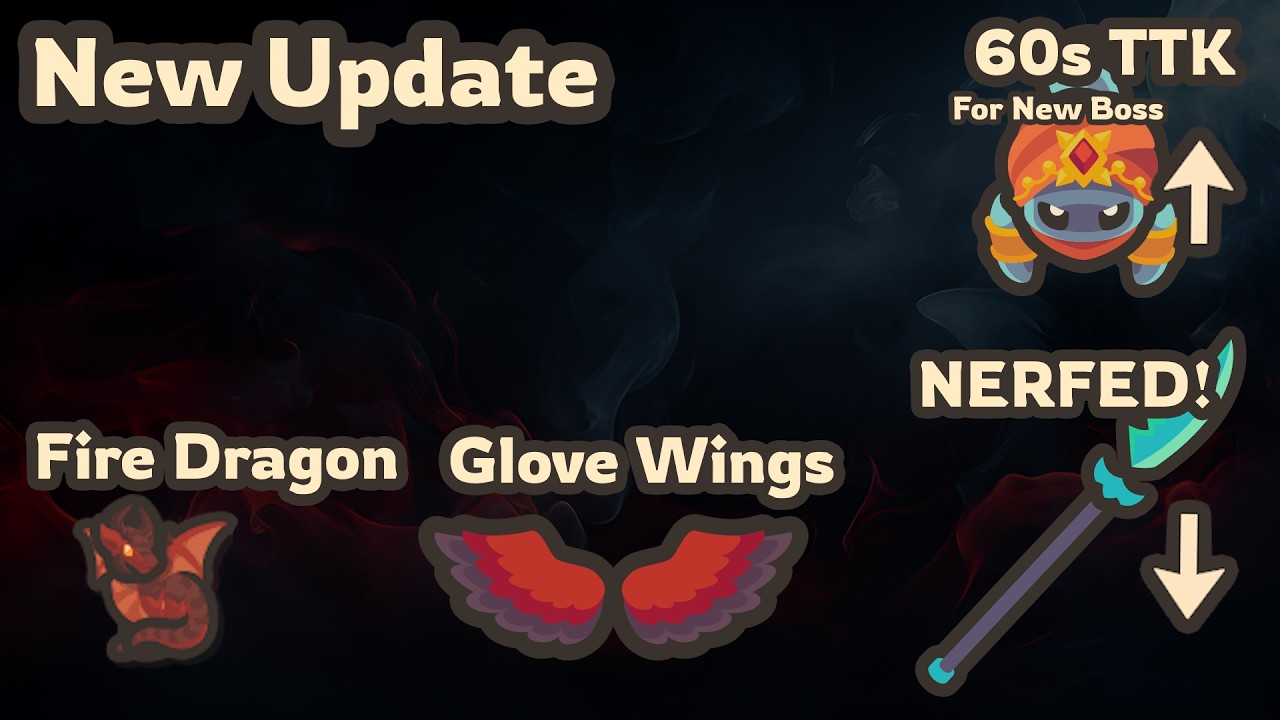 [ Taming.io ] New Fire Dragon Update (Glove Wings, Naginata NERF, and more)