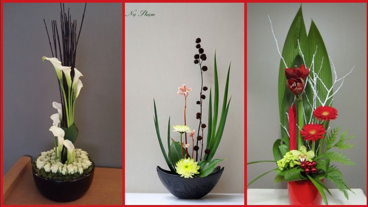Beautiful and latest ikebana flower decoration