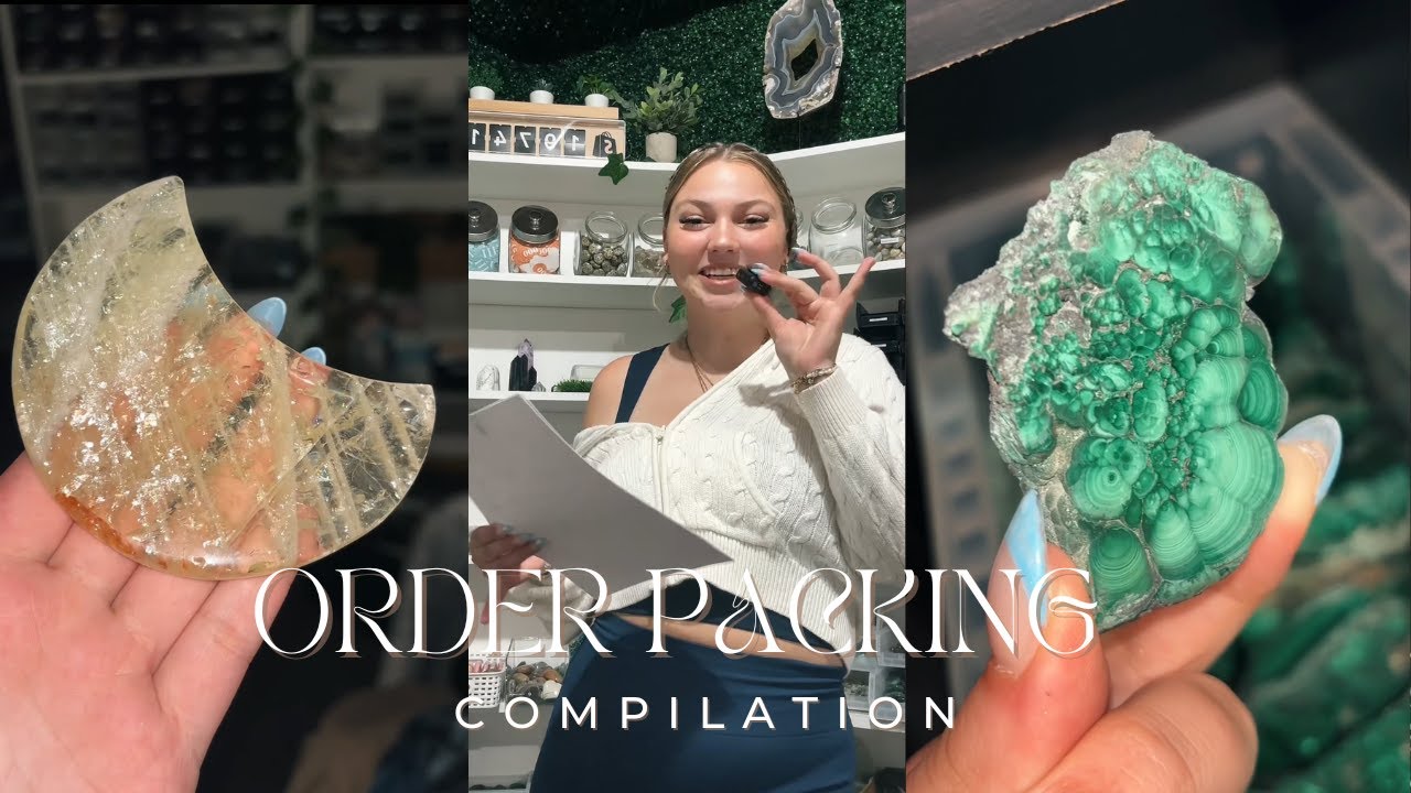 JUNE/JULY CRYSTAL ORDER PACKING COMPILATION