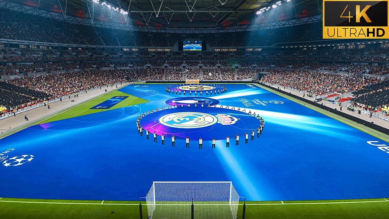PES 2024 Ultra Realism Graphics Mod | UEFA Champions League Final |Dortmund vs Real Madrid |PES 2021