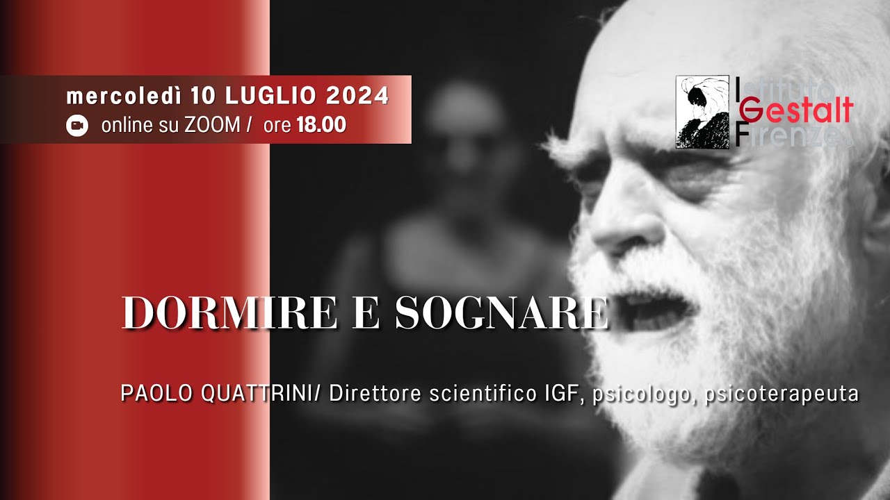 Dormire e sognare / con PAOLO QUATTRINI