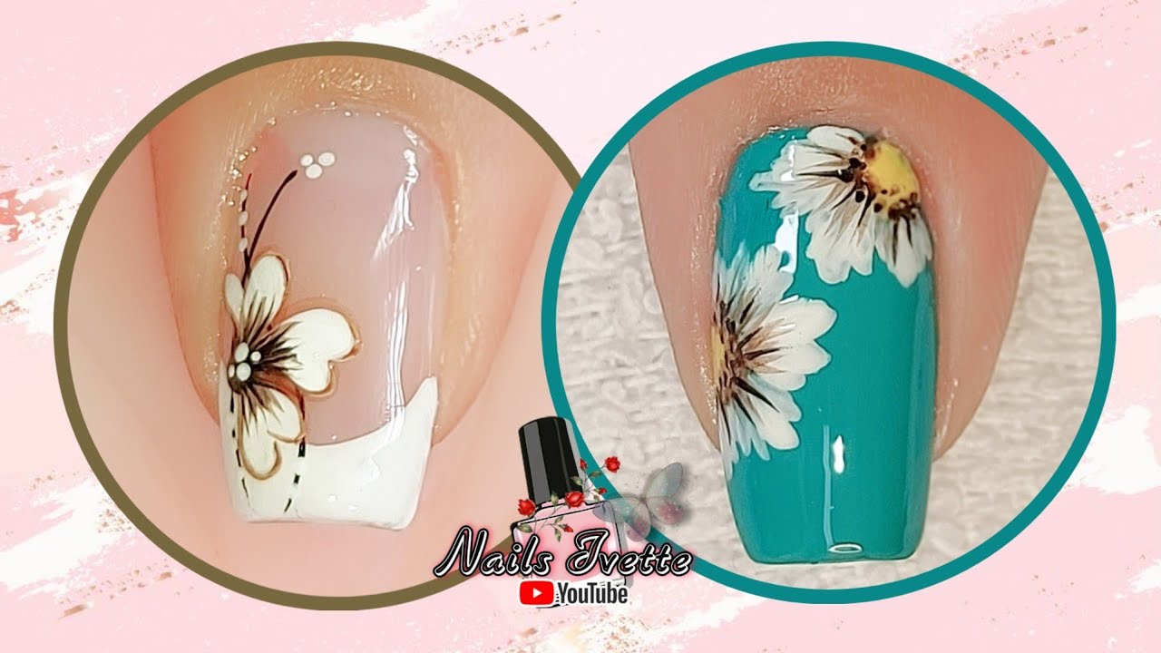 2 Ideas para decorar uñas / Diseño de uñas fácil para principiantes / Uñas paso a paso