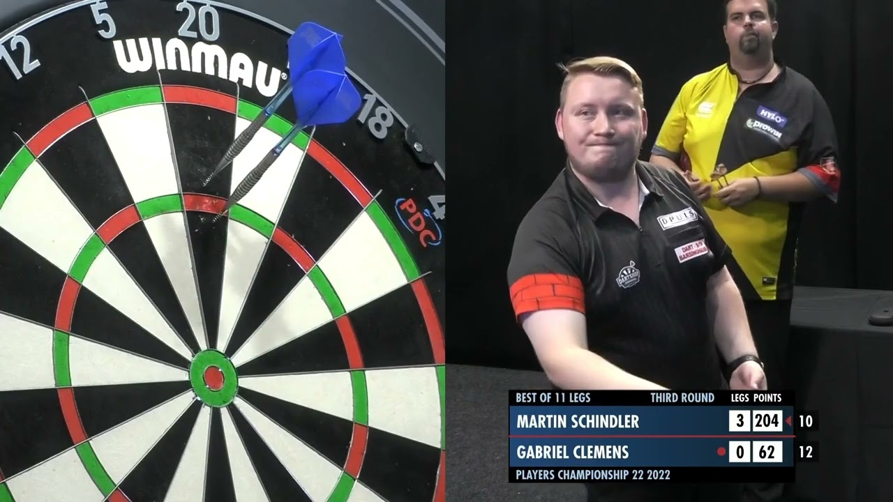 Martin Schindler v Gabriel Clemens Players Championship 22 2022 Round 3