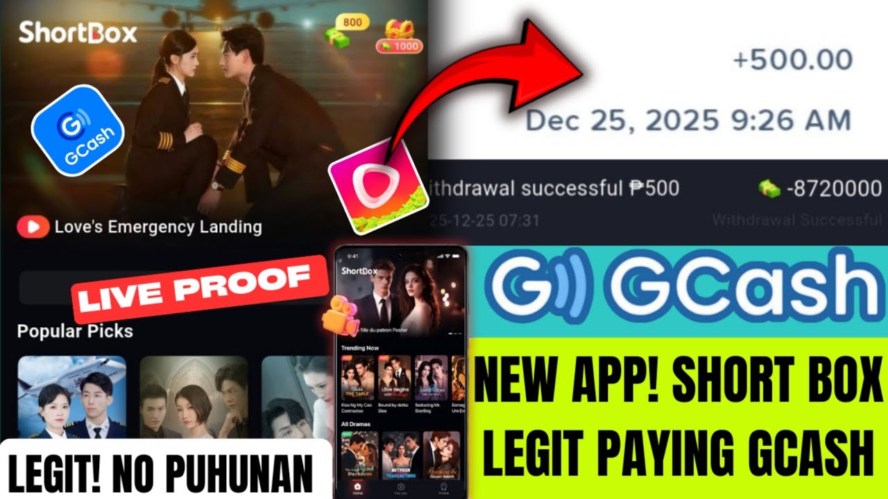 SHORTBOX LIVE WITHDRAWAL PROOF | LEGIT NO PUHUNAN | P500 WITHDRAW SUCCESS DIRECT GCASH 2025