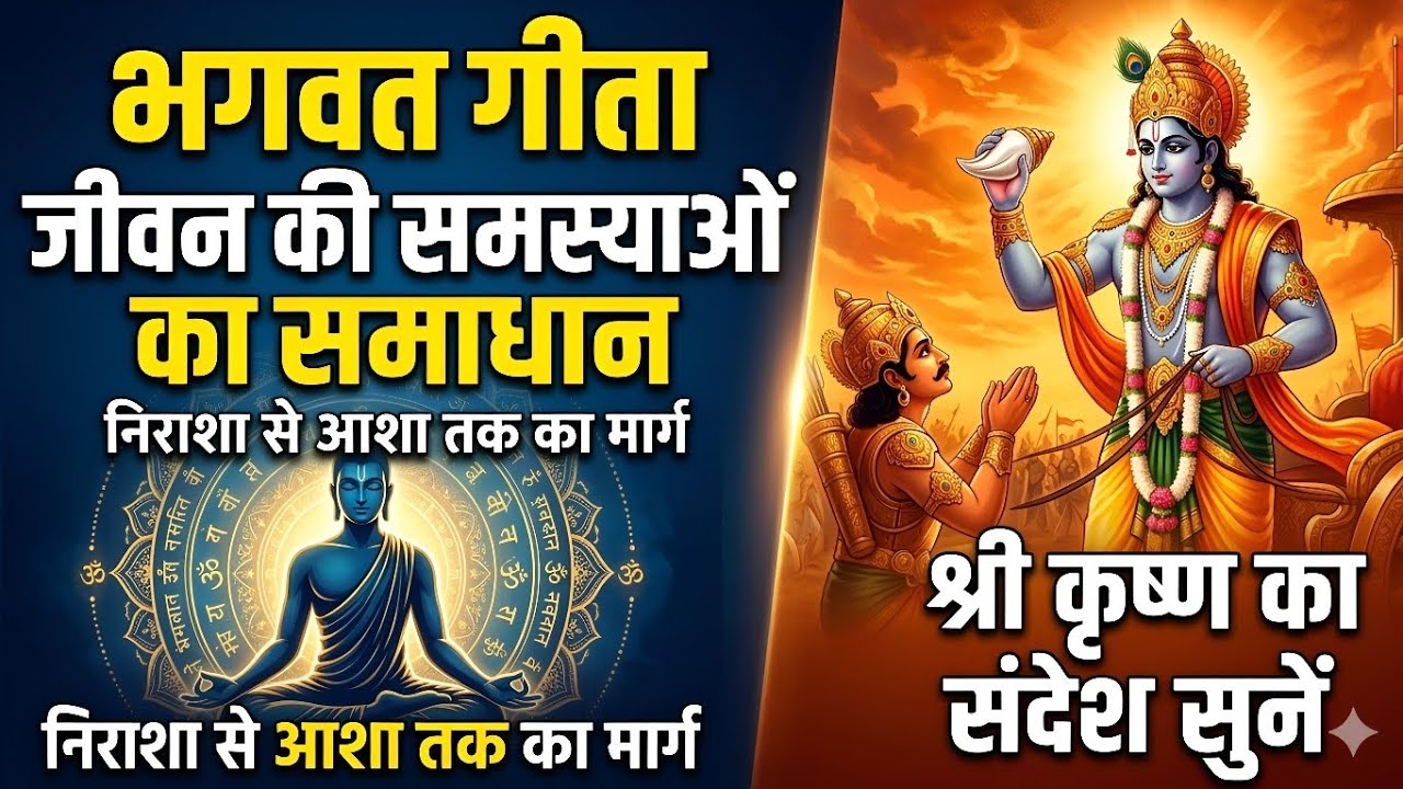 जीवन की हर परेशानी का हल | Bhagavad Gita का सच्चा ज्ञान | Lord Krishna का संदेश