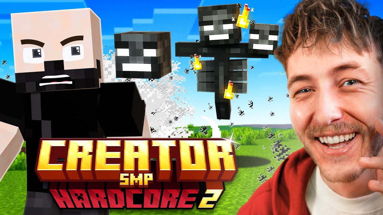 QUCEE REDDEN VAN EEN WITHER! - CreatorSMP Hardcore 2 [Dag 16]