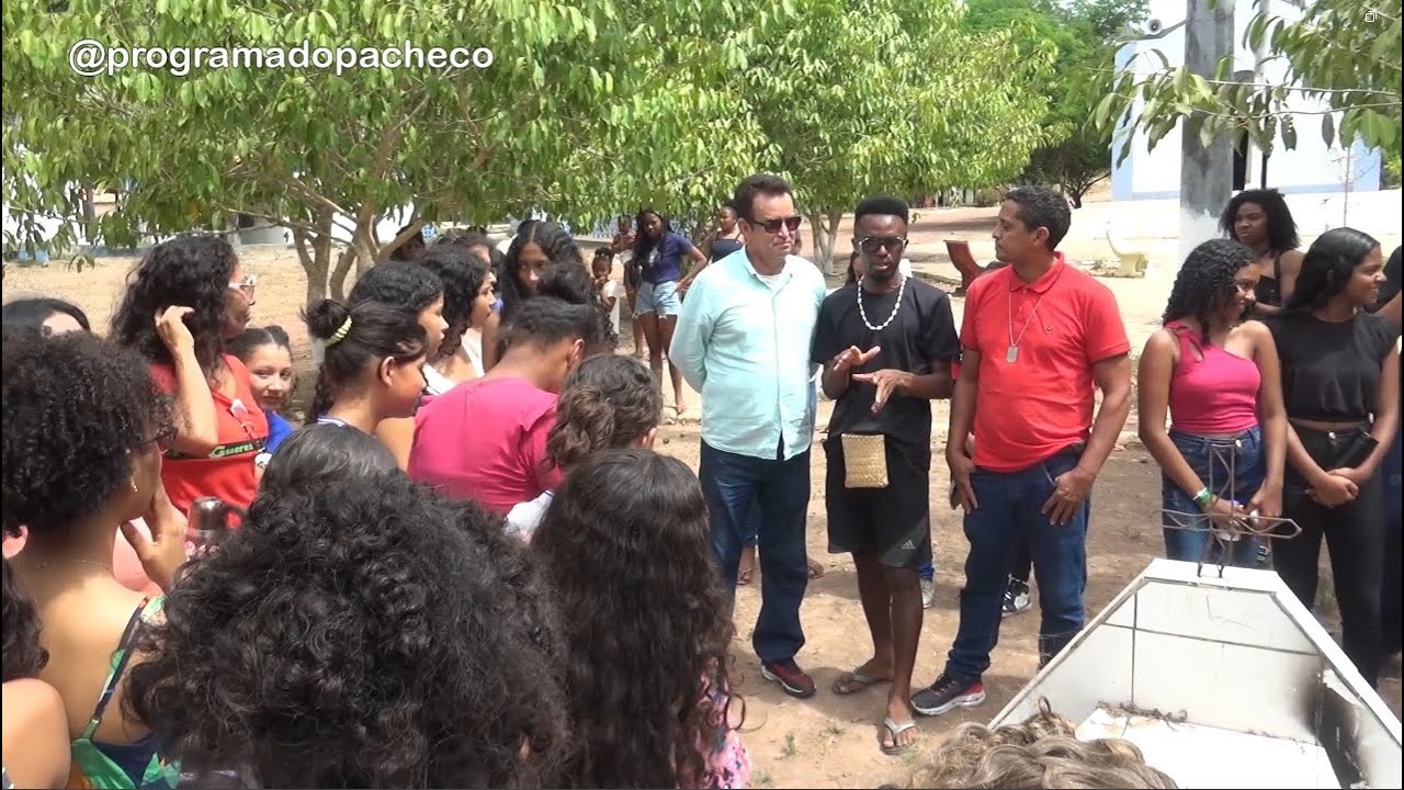 PACHECO VISITA TV QUILOMBO RAMPA NA ZONA RURAL DE VARGEM GRANDE-MA