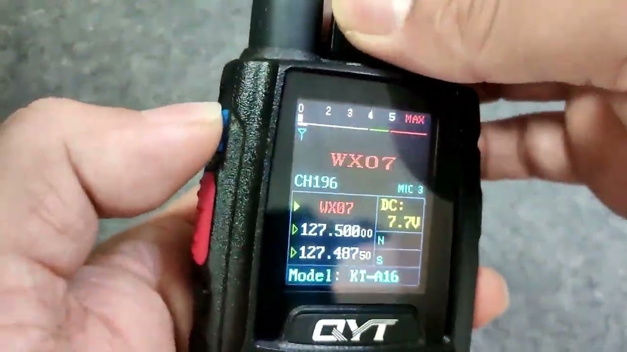 Air Band Transmit VHF Walkie Talkie KT-A16 Tx108.000-136.999MHz