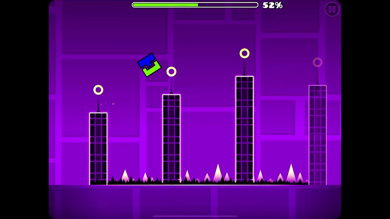 stereo madness no coins gameplay dash lite 2.21.7