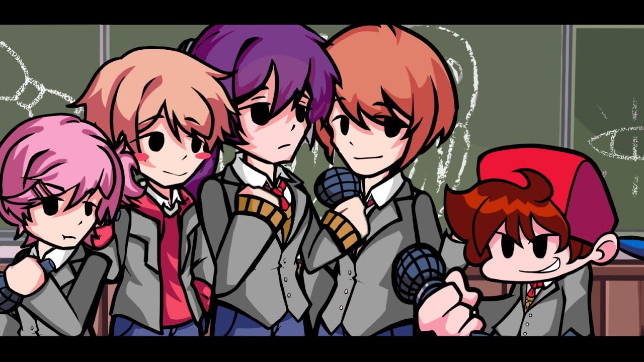 Love n' Funkin But Naruk Satori Mateo Yuki And Chris Sing It (DDLC Genderswap) - [UTAU Cover]+Chroms