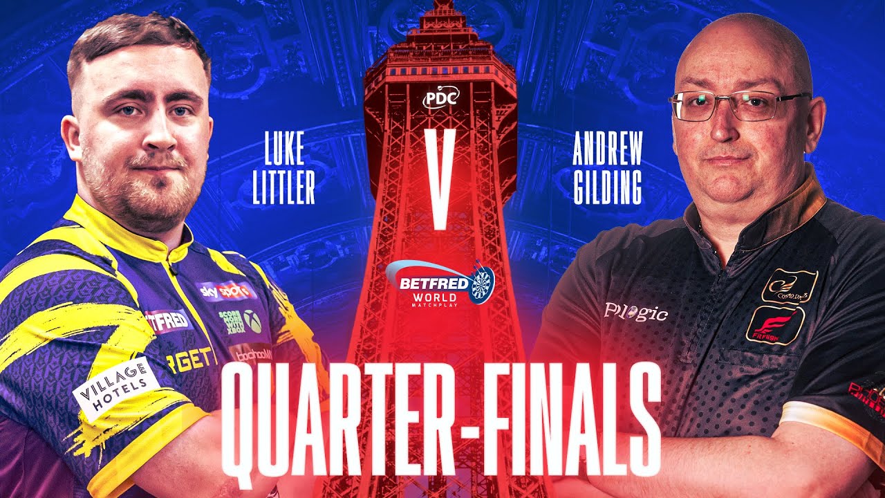Luke Littler vs Andrew Gilding • World Matchplay 2025 Quarti di finale (Blackpool) ITA