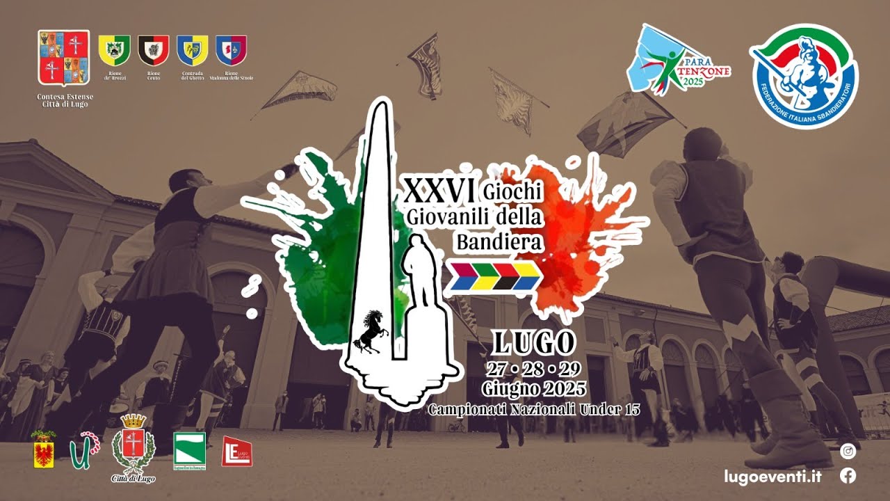 Lugo: 26ª edizione dei Giochi Giovanili della Bandiera FISB 2025 - Day 3 mattina