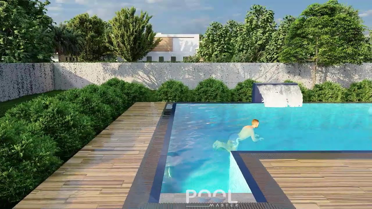Proposed Swimming Pool Design for Client in Koswatte | Pool Master Pvt Ltd