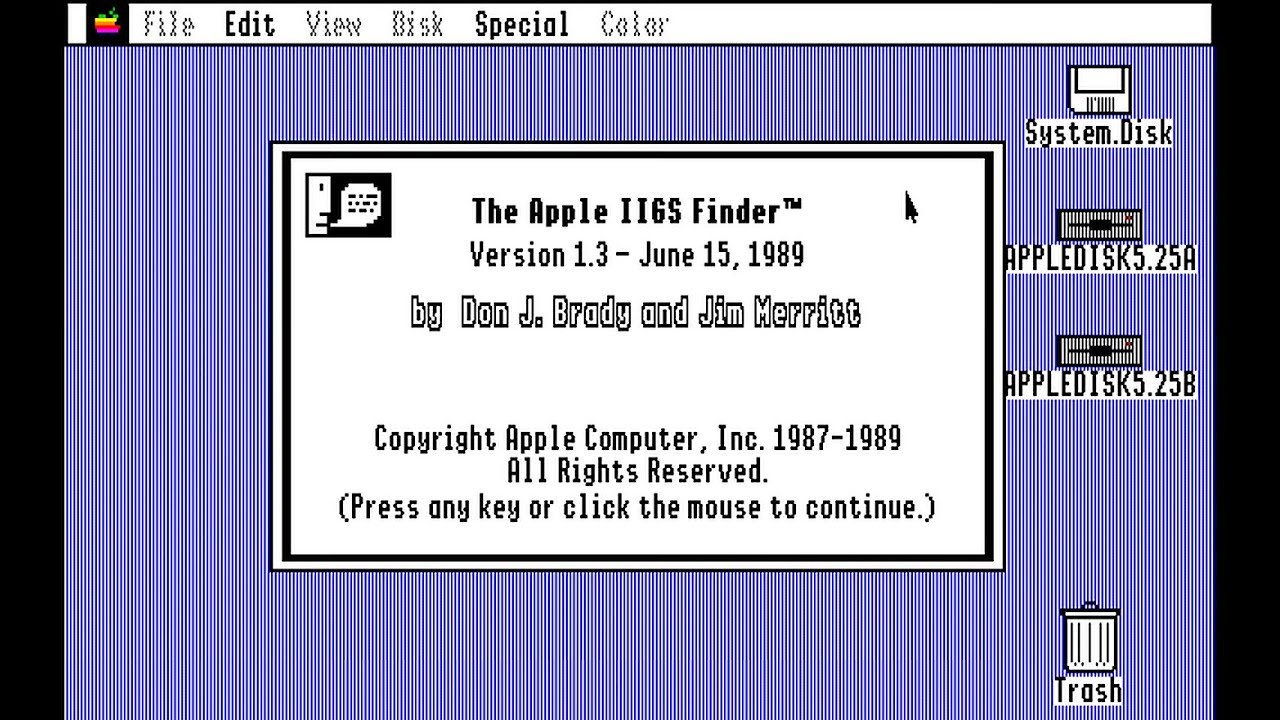 Apple GS/OS v3.03 - System Software 5.0.4 (1991 Apple Computer)