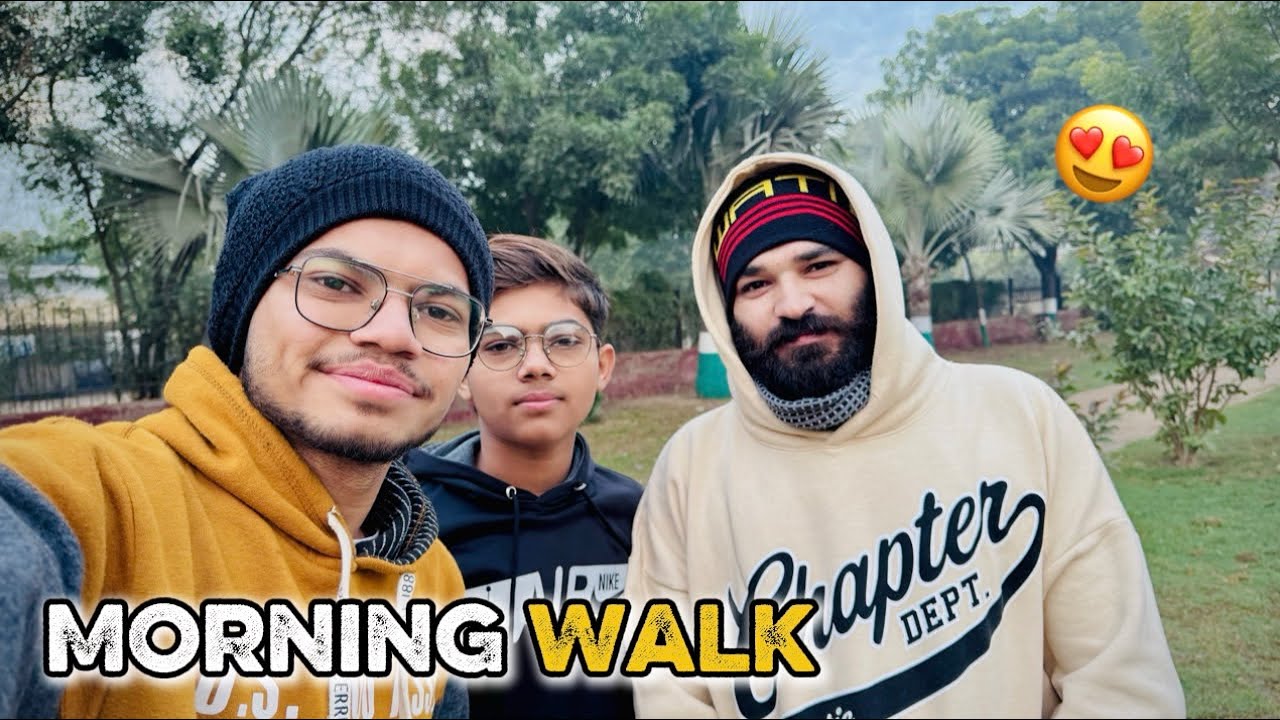 We Went On A Morning Walk😍.ft Shehanshah Zaidi🤌🏻