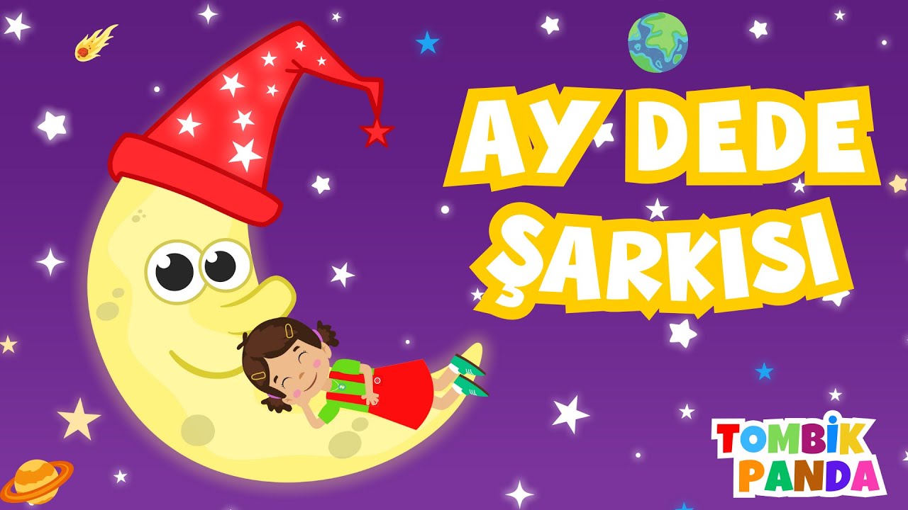 🌜 Ay Dede Şarkısı 🌛 Okul Öncesi Çocuk Şarkıları 🎶 Ay Dede Senin Evin Nerede ✨ Tombik Panda ❤️