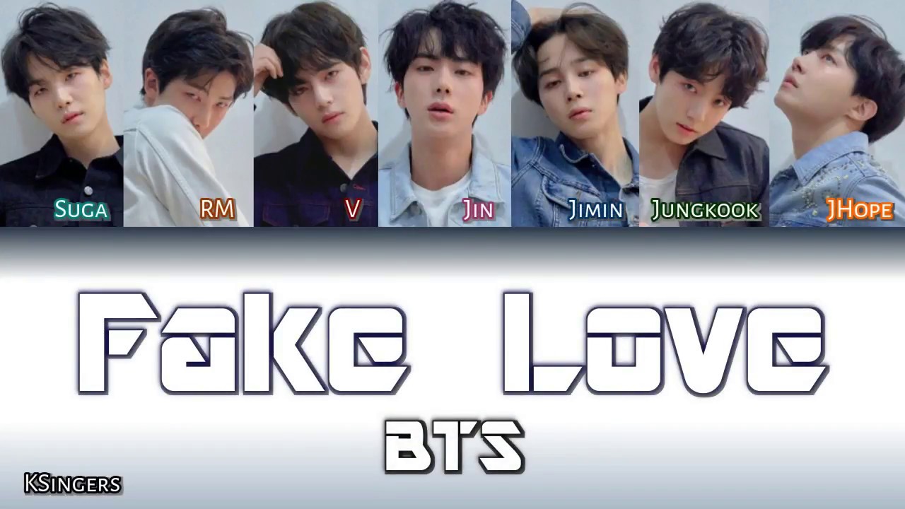 BTS - Fake Love | Sub (Han - Rom - Español) Color Coded Letra