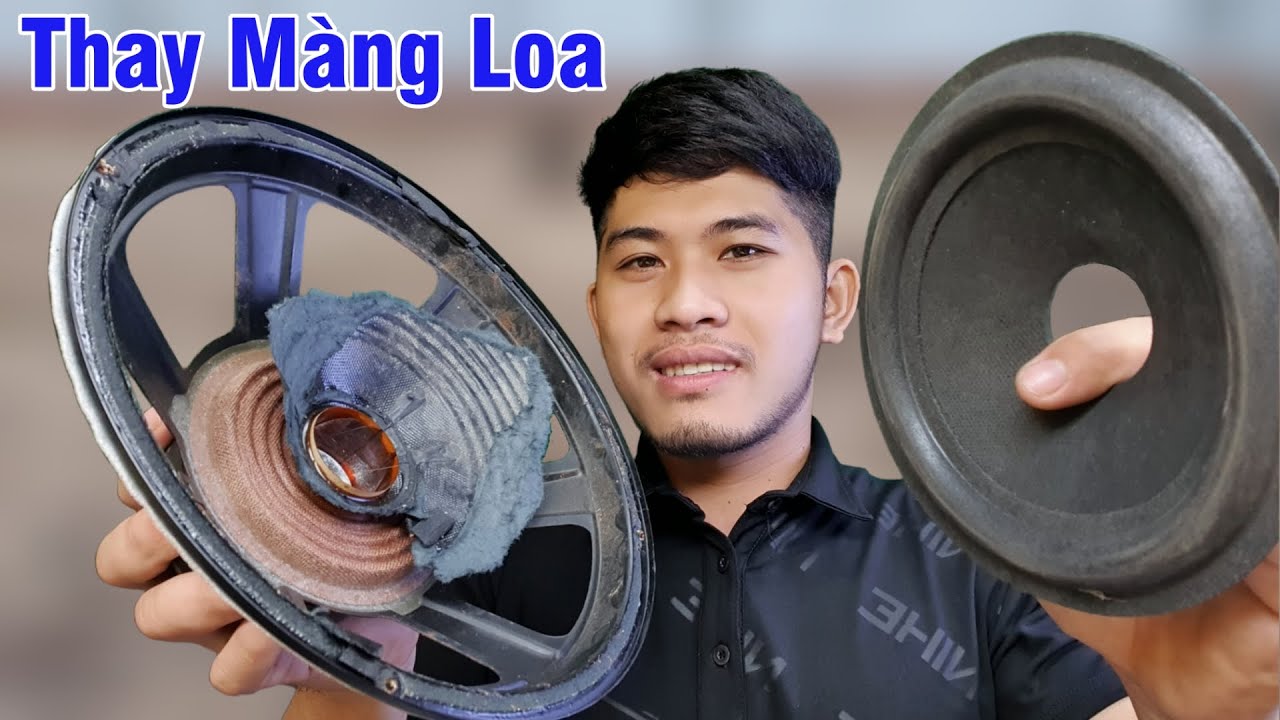 Sửa Loa - Cách Thay Màng LOA Bass Chi Tiết Ai Cũng Làm Được | Phong Râu