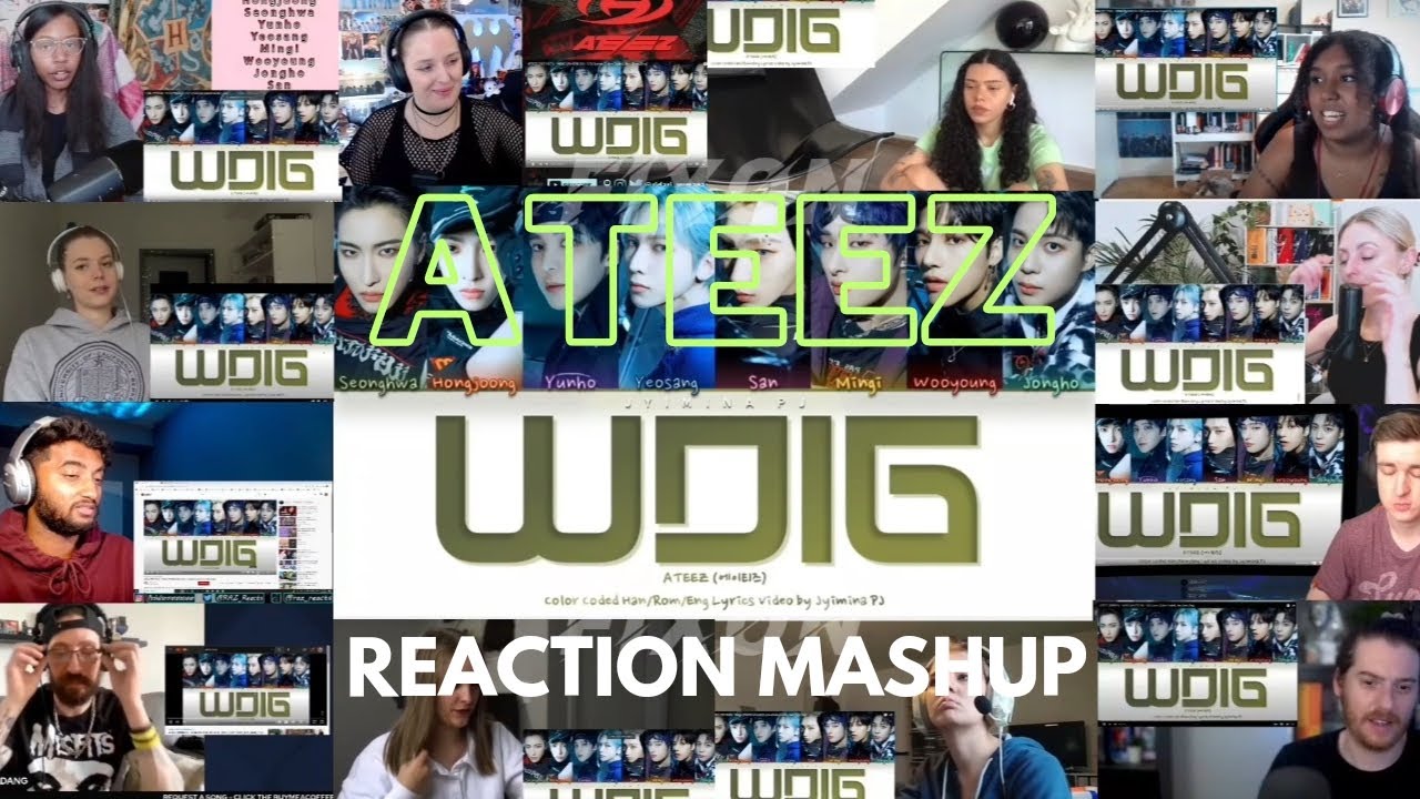 ATEEZ(에이티즈) - 'WDIG (Where Do I Go)' Color coded Lyrics REACTION MASHUP