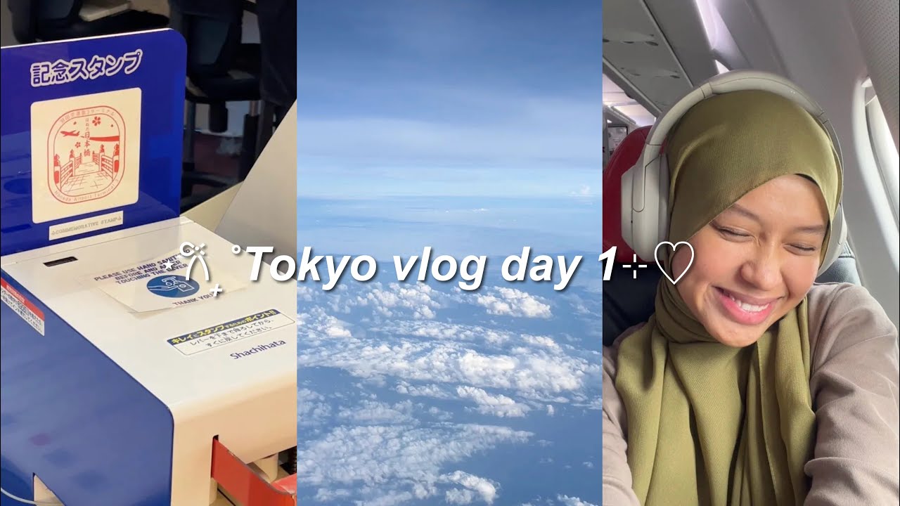DAY 1 | JAPAN VLOG 🍥🍡 kl to tokyo diary, trying the 7e smoothie