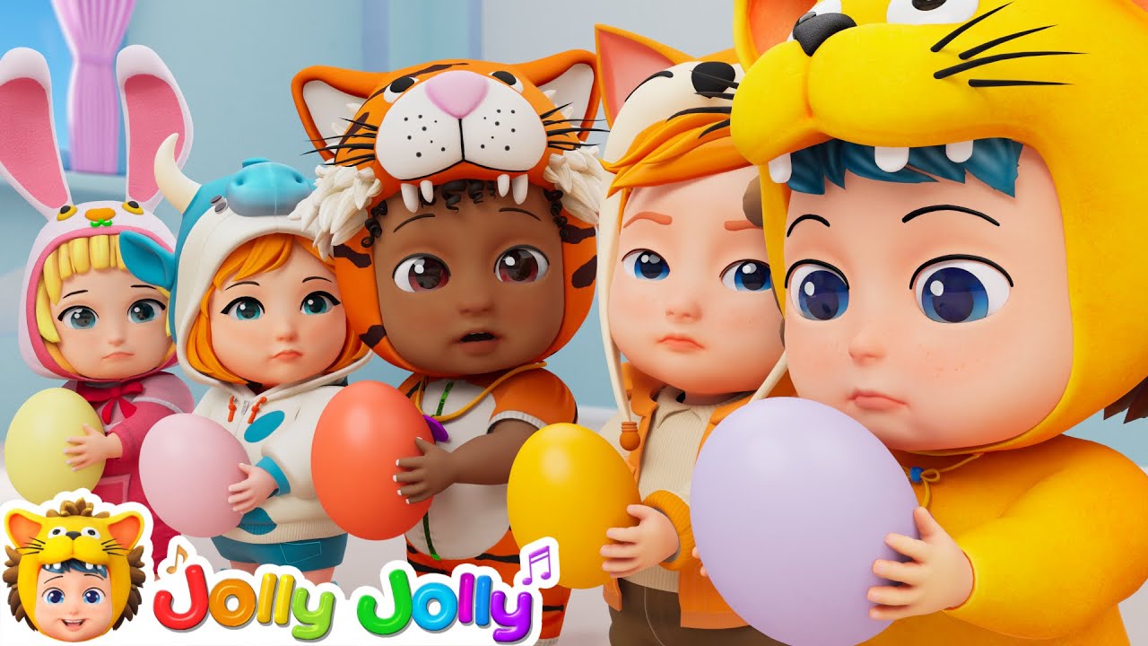 Guess The Animal Eggs | Old MacDonald Had A Farm + More Farm Song | Jolly Jolly - Learn and Play
