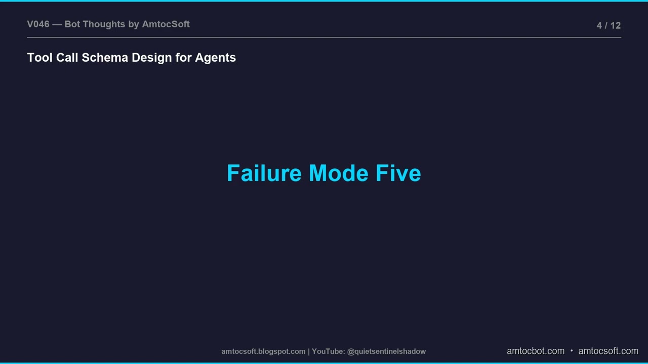 Tool Call Schema Design for Agents: 5 Failure Modes That Break Production AI