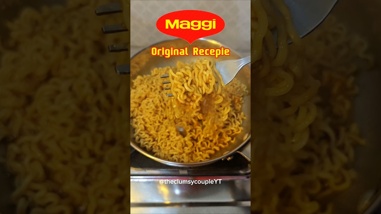 2 minutes = 2x happiness = Maggi Original Recepie 💛🔥 #food #indianfood #quickrecipe