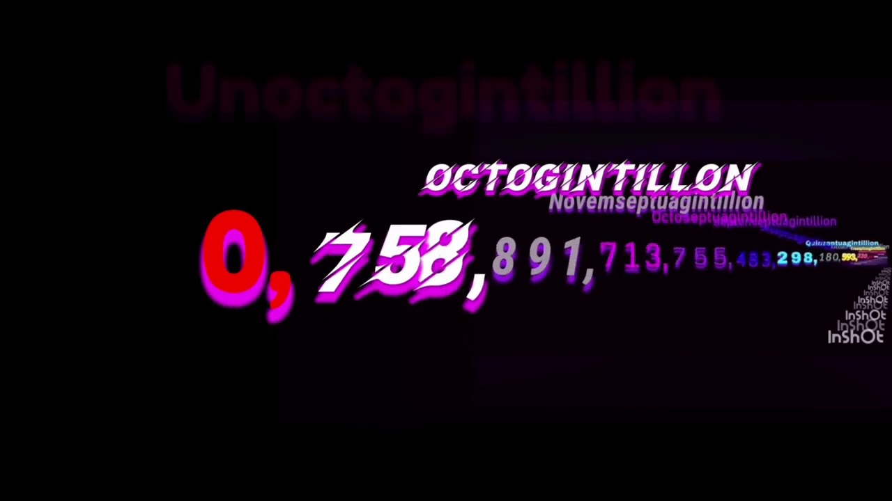 Numbers 0 to 1 Nonagintillion Part 2 @RydersNumberVideos 