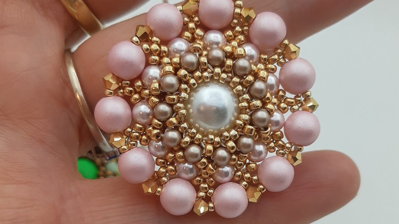 Diy video tutorial ,,DUPLEX,, #orecchini #pendant #perle #beadwork
