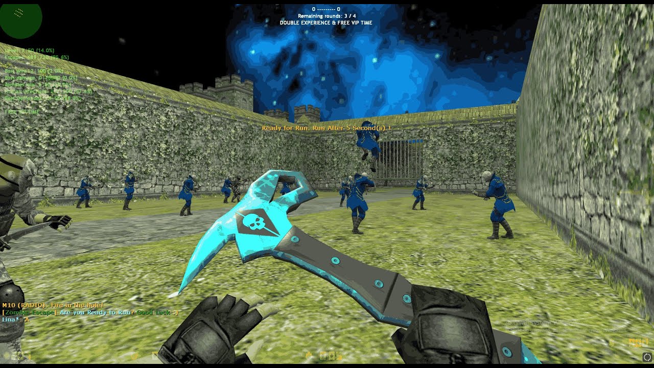 Counter Strike 1.6 Zombie Escape Mod (FREE VIP) (2024)