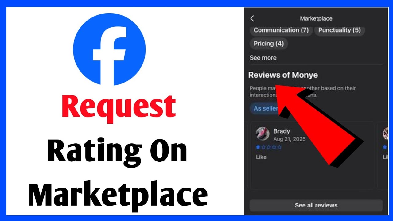 How To Request Rating On Facebook Marketplace | How To Request Review On Facebook Marketplace