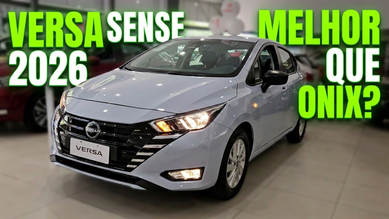 NOVO VERSA SENSE 2026 VERSÃO DE ENTRADA PREÇO ATUALIZADO / VERSA 2026