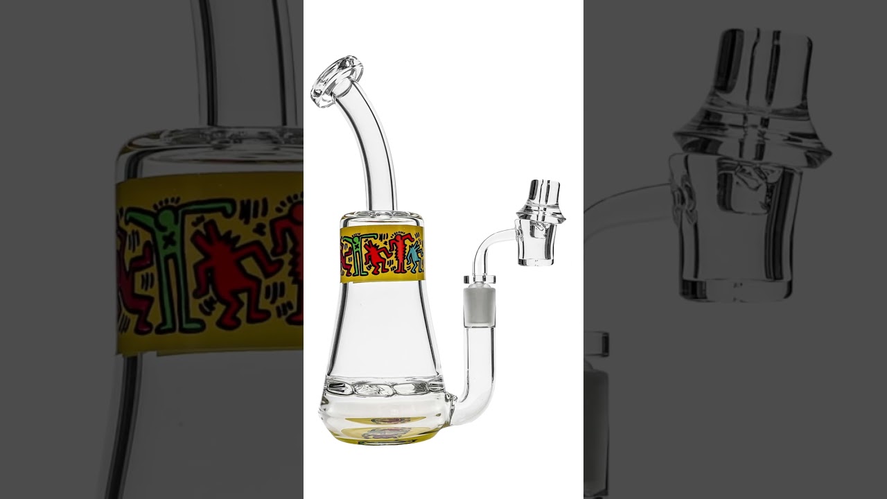 Keith Haring Glass Turbine Percolator Dab Rigs