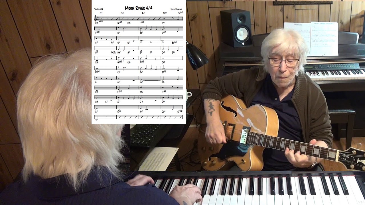 Moon River 4/4 ( TvdH )Jazz guitar & piano cover ( Henry Mancini )