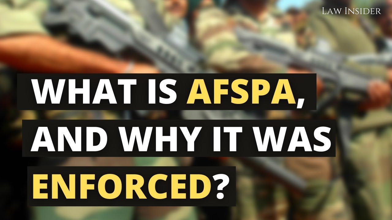 What is AFSPA and why it was enforced? #afspa #law #legal #nagaland