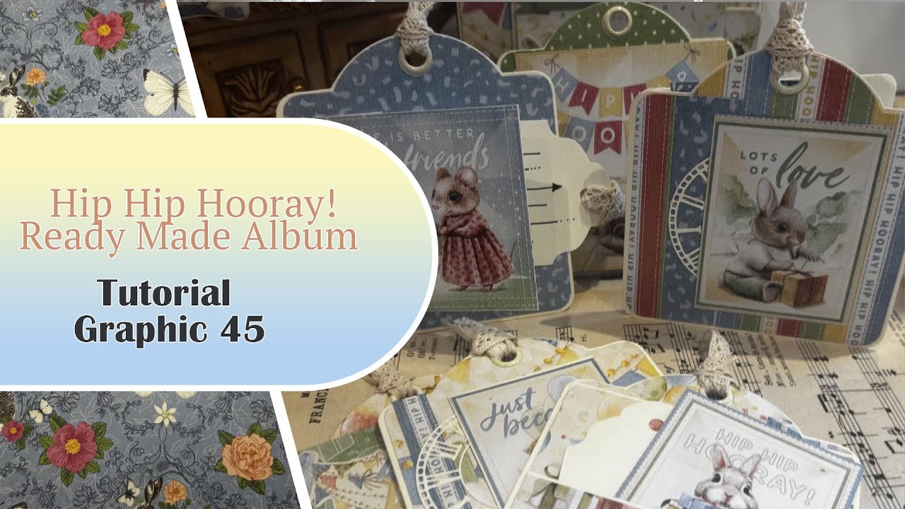 HIP HIP HOORAY READY MADE ALBUM TAG TUTORIAL