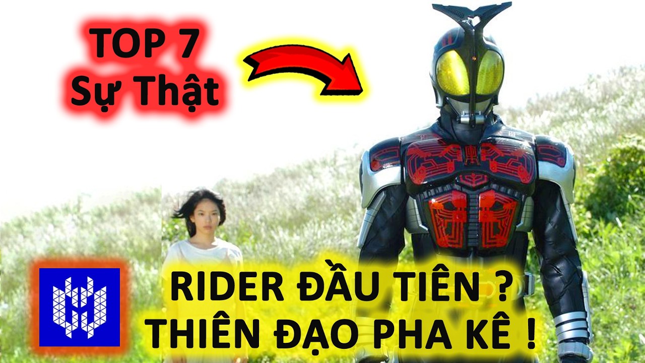 Top 7 Sự Thật Thú Vị Về Kamen Rider Dark Kabuto Từ Con Người Thành Vật Thí Nghiệm Đeo Mặt Nạ Sắt !