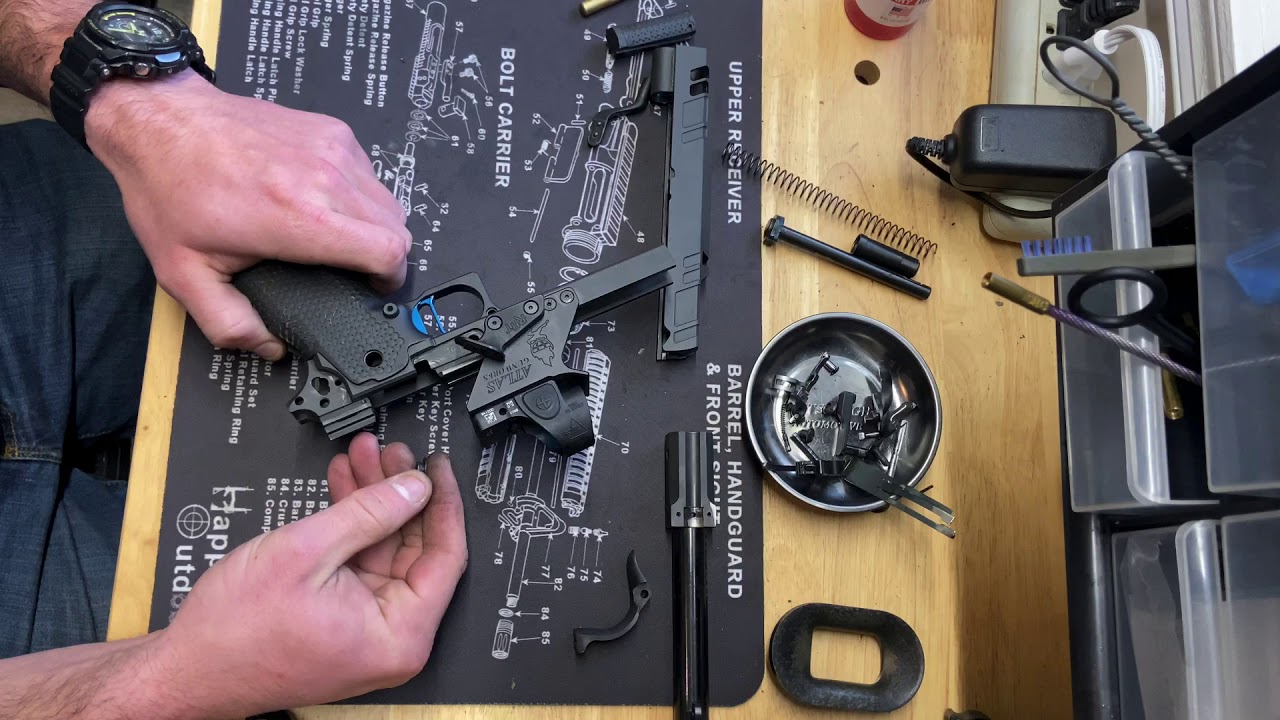 Atlas 2011 open gun Deep Clean   Disassembly Reassembly