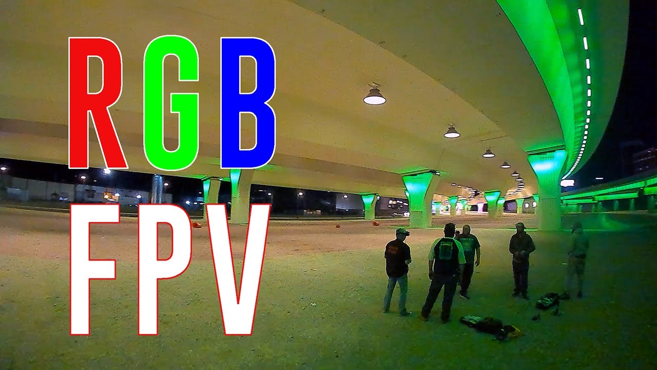 The Amazing RGB Overpass in Birmingham, Alabama!