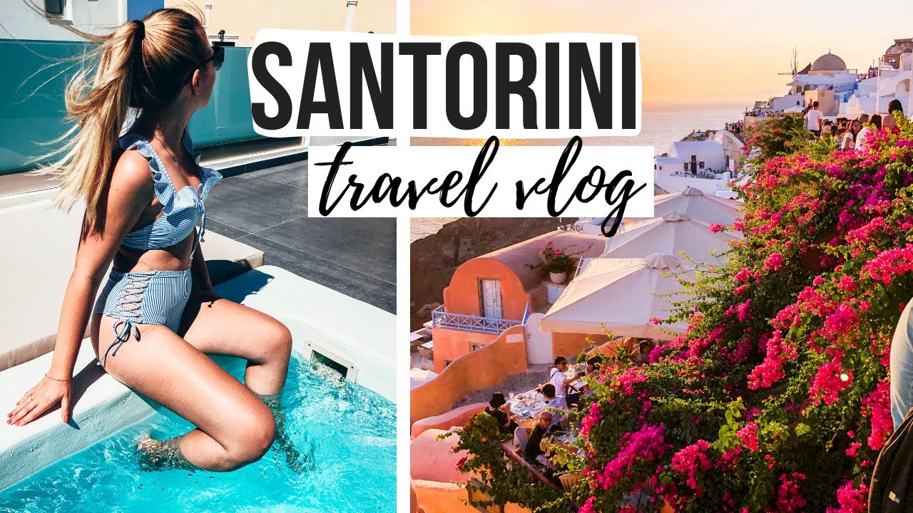 TRAVEL VLOG 1: SANTORINI 2019 🇬🇷 | Fira 4K | Atrakcje, ceny i jedzenie | Grecja