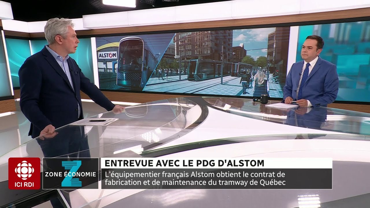 Zone économie | Entrevue avec le patron d'Alstom