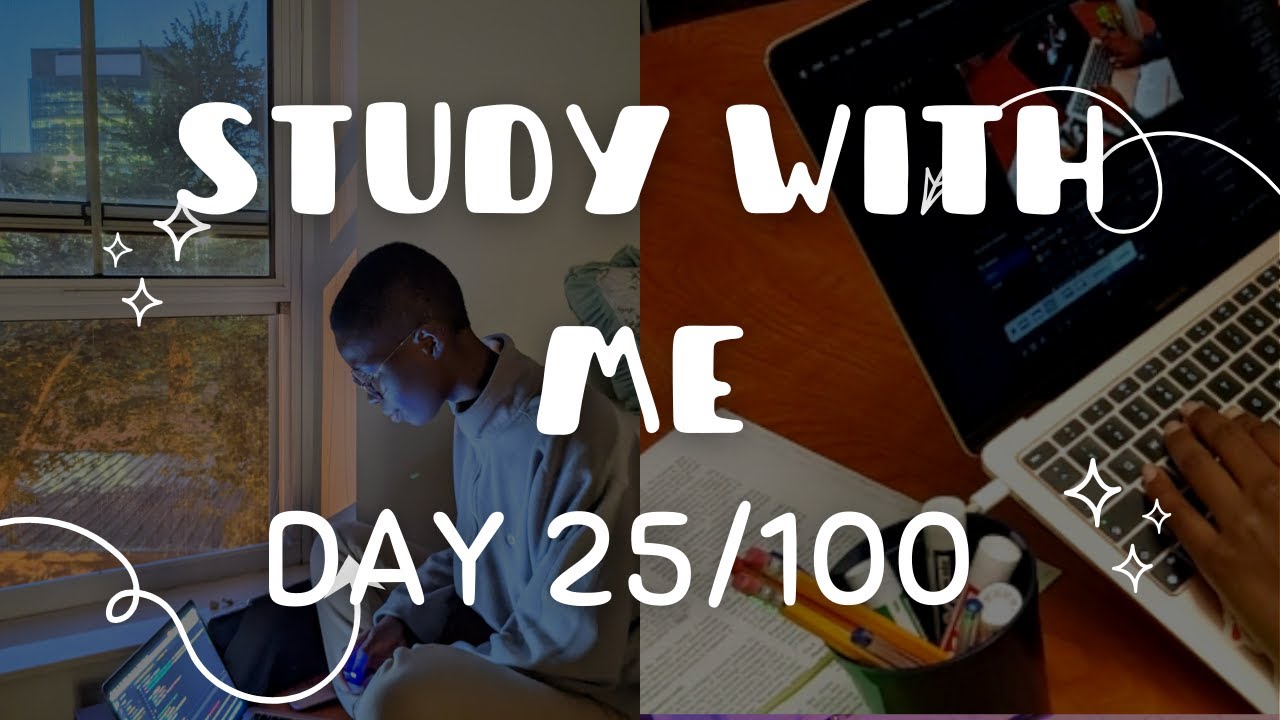 study with me, Day 25/100 piano background music
