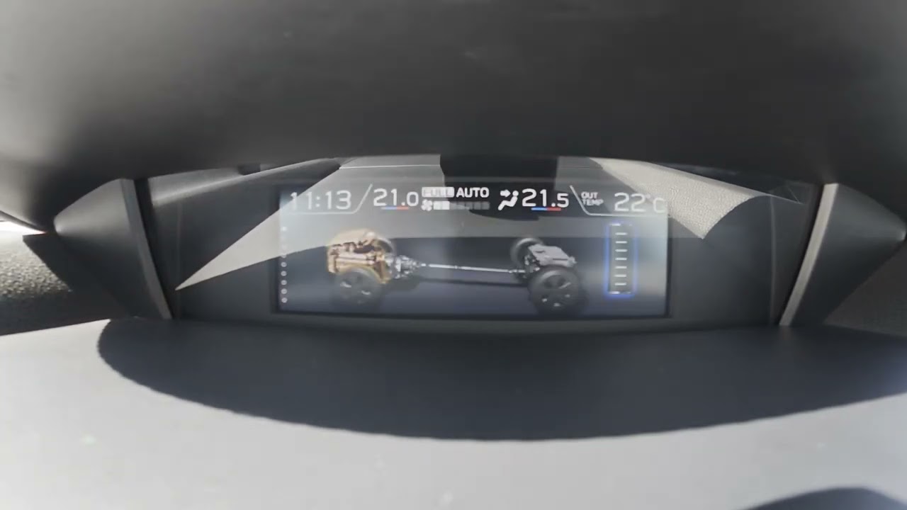 Subaru XV II (2017-2023) &ndash; Jak sprawdzić menu sterowania podwoziem