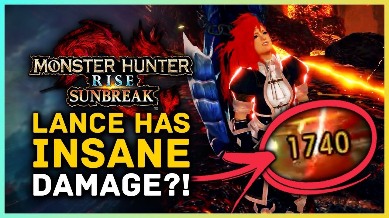 Monster Hunter Rise Sunbreak - Lance Has INSANE Damage?! Speedrun Reaction